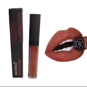 Mented matte blood orange liquid lipstick